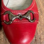 Mephisto Vintage Red‎ Horsebit Low Pumps Heeled Shoes 9 Red Photo 4