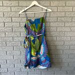 Farm Rio NWT  Blue Macaw Mini Wrap Dress Size XS Photo 5