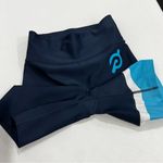 Peloton  Push Your Boundaries Color-block Bike Shorts Size Small Navy Blue Photo 4