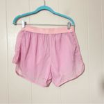 Outdoor Voices   Breaklite Windbreaker 4" Pink Grid Overlay 2 Pocket Short Size M Photo 3