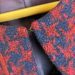 Pendleton Vintage 1960s Blazer Wool Red Navy 3/4 Length Sleeves Professional Photo 4