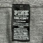 PINK - Victoria's Secret VS PINK Cool & Comfy Leggings Gray Mid Rise Side Slit Cutout Women’s Large Photo 1