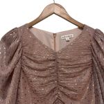 For Love & Lemons  Champagne Pink La Villette Long Sleeve Mini Dress Size S Photo 5