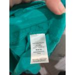 Scoop Tiered Long Sleeve V Neck Dress Teal Green Size Medium Photo 6