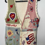 Erika Vintage  Hand knit vest size M Photo 0