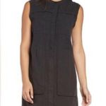 Nau Black Flaxible Sleeveless Linen Blend Shift Dress Size XS Photo 4