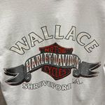 Harley Davidson Vintage 1990 Women’s White Floral Print Shreveport Tee Medium M Photo 4