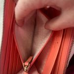 Kate Spade Flamingo Print Wallet in Pink and Red, good/fair condition Preloved Photo 10