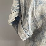 Thread and Supply  Chambray Shirt- Acid Wash Blue- Size Small Photo 3