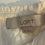 Loft Cream lace Long Sleeve Mock Neck Shirt Size XS Photo 4