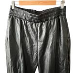 EXPRESS Faux Leather Joggers Sz S Photo 4