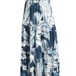 Maaji   Juliette Calla Lily Tiered Plunge Neck Cover-Up Dress, Size Large, $155 Photo 2