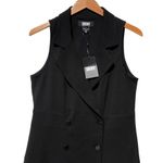 DKNY NWT  Women’s Black Double Breasted Blazer Mini Dress size 12 Photo 4