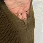 Anthropologie Olive Mesh Knit Top Photo 7
