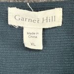 Garnet Hill Blouson Knit Dress XL Teal Blue Organic Boatneck Soft Modern Chic Photo 7