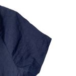 Theory Spring Navy Caliver Linen Blend Blue Lace Back Dress size 8 Photo 7