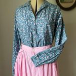 Liz Claiborne VINTAGE 1990s floral denim button down - Photo 0