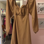 Dry Goods Originality brown long sleeve dress Photo 0