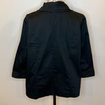 cj banks stretch cotton poplin jacket with oversized buttons X (14W) Photo 2