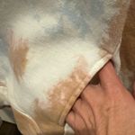 Socialite  Tie dye Sweatshirt Hoodie, Longsleeve White, pink, blue Size L Comfy Photo 12