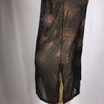 Zuliana bronze sequence shimmer mesh dress with slits Made in USA. New With Tags Black Size undefined Photo 2