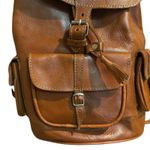 Handmade Vintage Women's  100% Leather Backpack‎ Rucksack travel Bag Unlined Photo 1