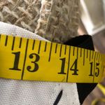 White black handwriting canvas fanny pack Photo 2