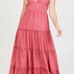 Altar'd State Altar’d State Pink Red Maxi Dress Photo 0
