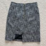Kate Spade Judy Black & White Tweed Pencil Skirt Gold Zipper, 2 Photo 8