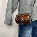 Little Earth Littlearth Y2K vintage 90s Metal Mini Barrel Bag Purse Steampunk Photo 11