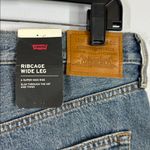 Free People Levi’s ribcage wide leg high waisted jeans size 30 Photo 6