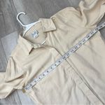 Loft  Silk Shirt button up womens Cream size 4 vintage contemporary classic work Photo 2