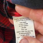 Petal Roz Black/Red Plaid Flannel Long Sleeve Snap Down Shirt Dress. Size Large Blue Photo 7