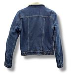 Levi's Levi’s Sherpa Trucker Jacket Women’s Size XS Type III Denim Lined Classic Fit Photo 3