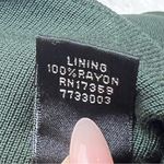 Ellen Tracy Linda Allard Funnel Neck Structured Dark Green Jacket - Size: 2 Photo 7