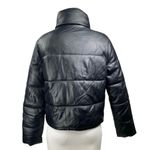 Hollister Women's Black Full Zip Snap Long Sleeve Puffer Coat Jacket Size S Photo 2
