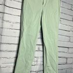 Old Navy Y2K Light Pastel Green Skinny Pants Retro SZ 8 Zip Fly Button Closure Photo 1