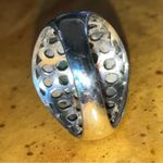 Genuine Jade Sterling Silver Ring Discounted Size 10 Green Photo 4