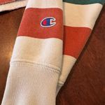 Champion Rare  Striped Throwback Cropped Sweatshirt Photo 4