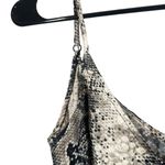 Sanctuary  Black & White Snakeskin Print Sleeveless Blouse Women Sz XS Photo 4