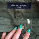 Veronica Beard Cropped Cotton Blend Gabardine Slim - Leg Pant Photo 4