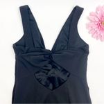 Anthropologie Katie May X BHLDN Eva Damaris Twist Front Midi Sheath Dress Black Photo 6