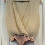 Strut & Bolt  Ivory Bodysuit Size Small‎ Photo 0