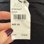 ASTR NWT  The Label Winica Black Belted Button Up Mini Shirt Dress Photo 2