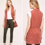 Anthropologie  / Elevenses Old Town Vest Size XS in Rust Color Photo 7