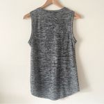 Athleta  S Womens Black Striped Tunic Shirt Sleeveless Tank Athleisure Yoga Photo 4