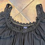 Swimsuits For All Vera Black Crocheted Cold Shoulder Coverup 6/8 Photo 3