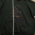 Disney Vintage  Mickey Unlimited Velva Sheen Embroidered Pullover Sweatshirt Photo 7