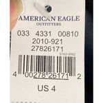 American Eagle Embroidered Floral Denim Jean Mini Skirt Button Fly NEW Womens 4 Photo 10