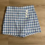 Joe B  Light Blue and White Checked Skorts Size Small‎ Photo 3